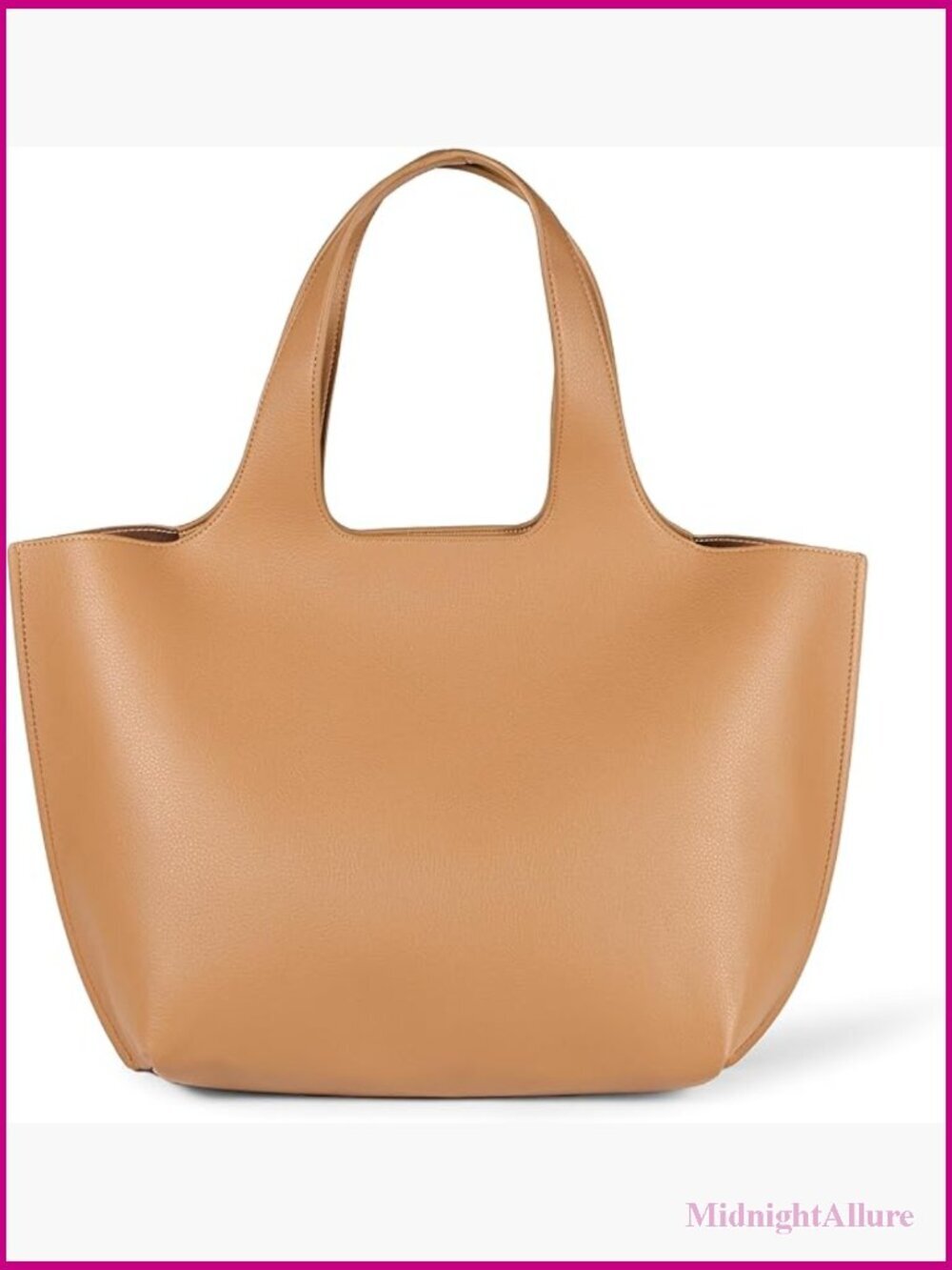 Oversized Tote Bag - Shoulder Handbag, Magnetic Closure, Travel & Daily Use